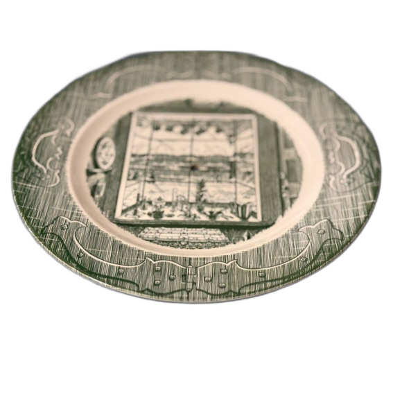 20th Century “The Old Curiosity Shop” Platter by Royal China DISPLAY ONLY - Picture 2 of 3